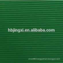 Green Fine Ribbed Rubber Mat